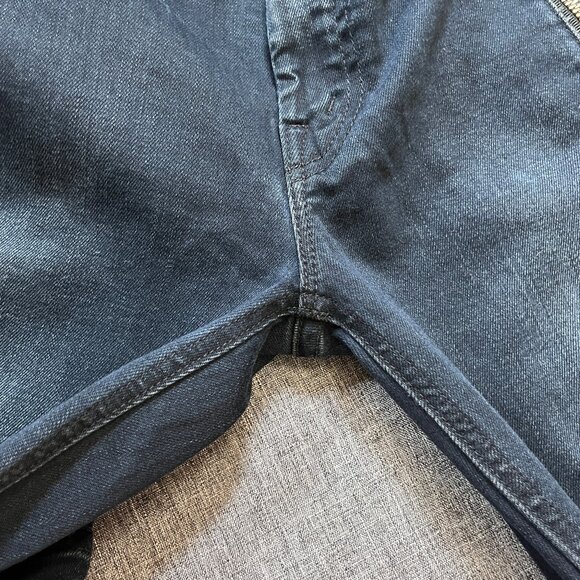 Mother Zip Muse When The Going Gets Tough Jeans - Women's Size 28 - Dark Blue - Picture 11 of 13